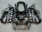 Honda CBR600 F4 1999-2000 Injection ABS Fairing - SevenStars - Black Silver - MFS3138